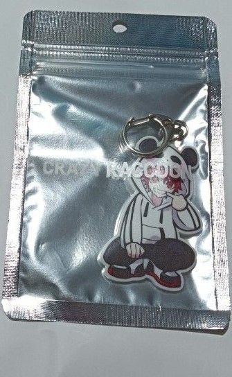 新品 Crazy Raccoon CR ストア キーホルダー キーチェーン KEYCHN rion
