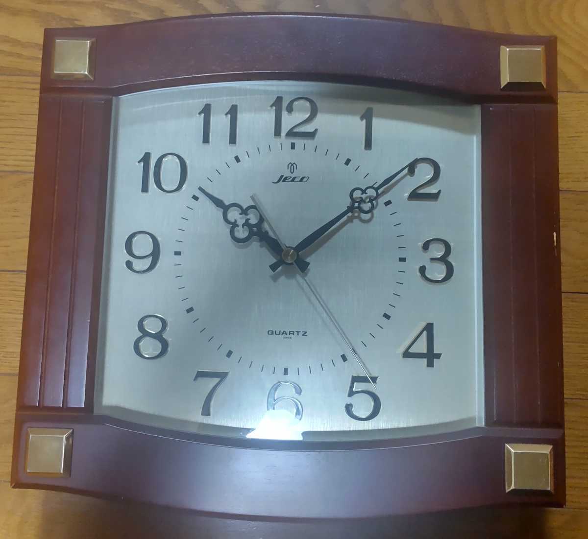 即決■メロディ時報 ジェコー オルレアン 壁掛け時計 水晶時計 jeco 昭和レトロ アンティーク