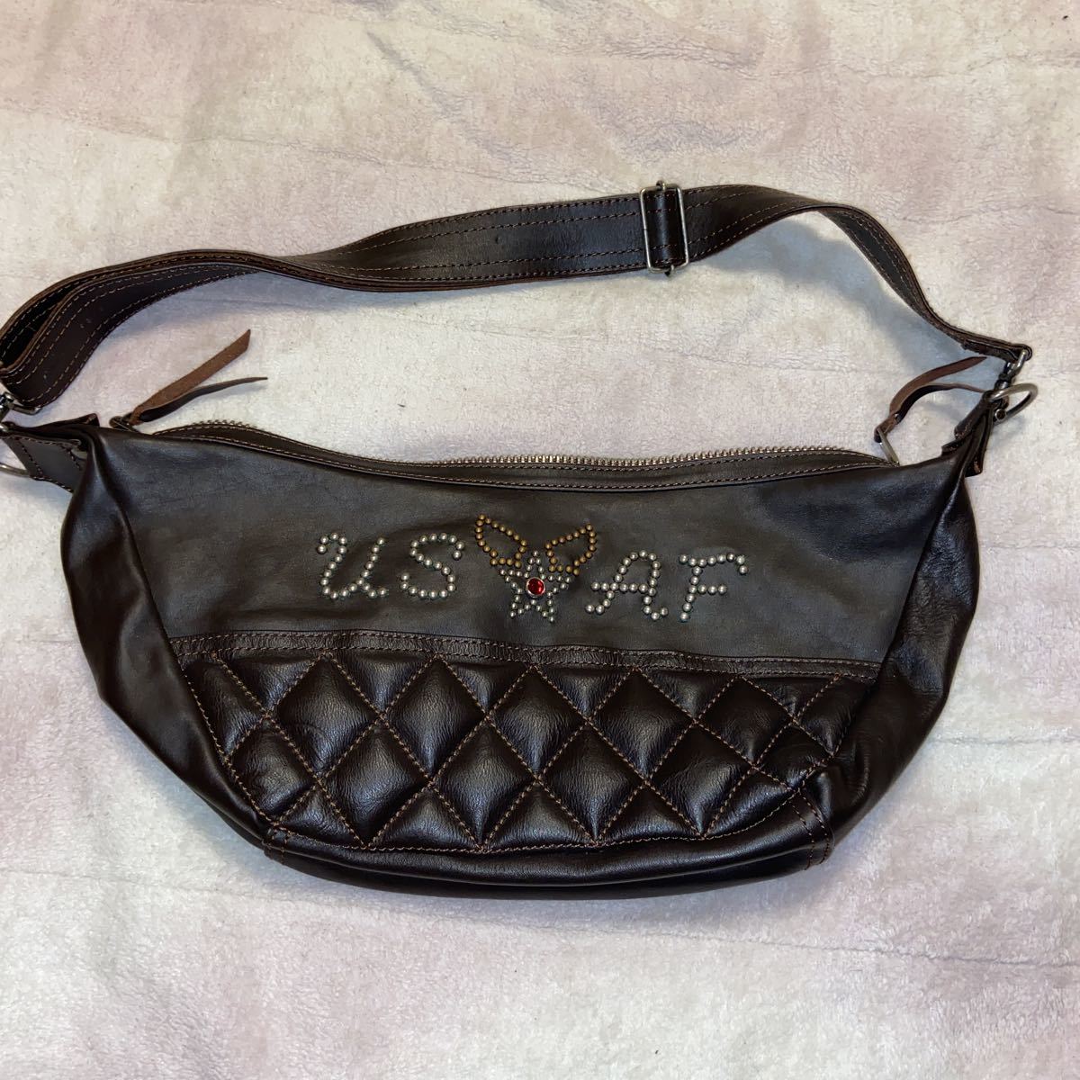 無料発送 トイズマッコイ 傑作USAF ホースハイド ショルダーバッグ未