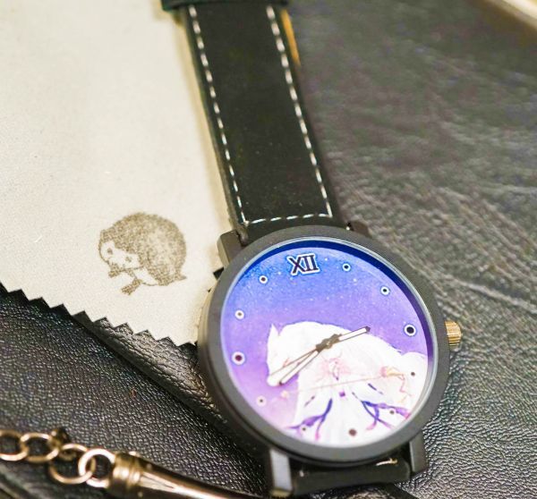  wristwatch analogue dressing up Natsume's Book of Friends 2 person . volume summer eyes ..nyanko. raw design watch lovely 