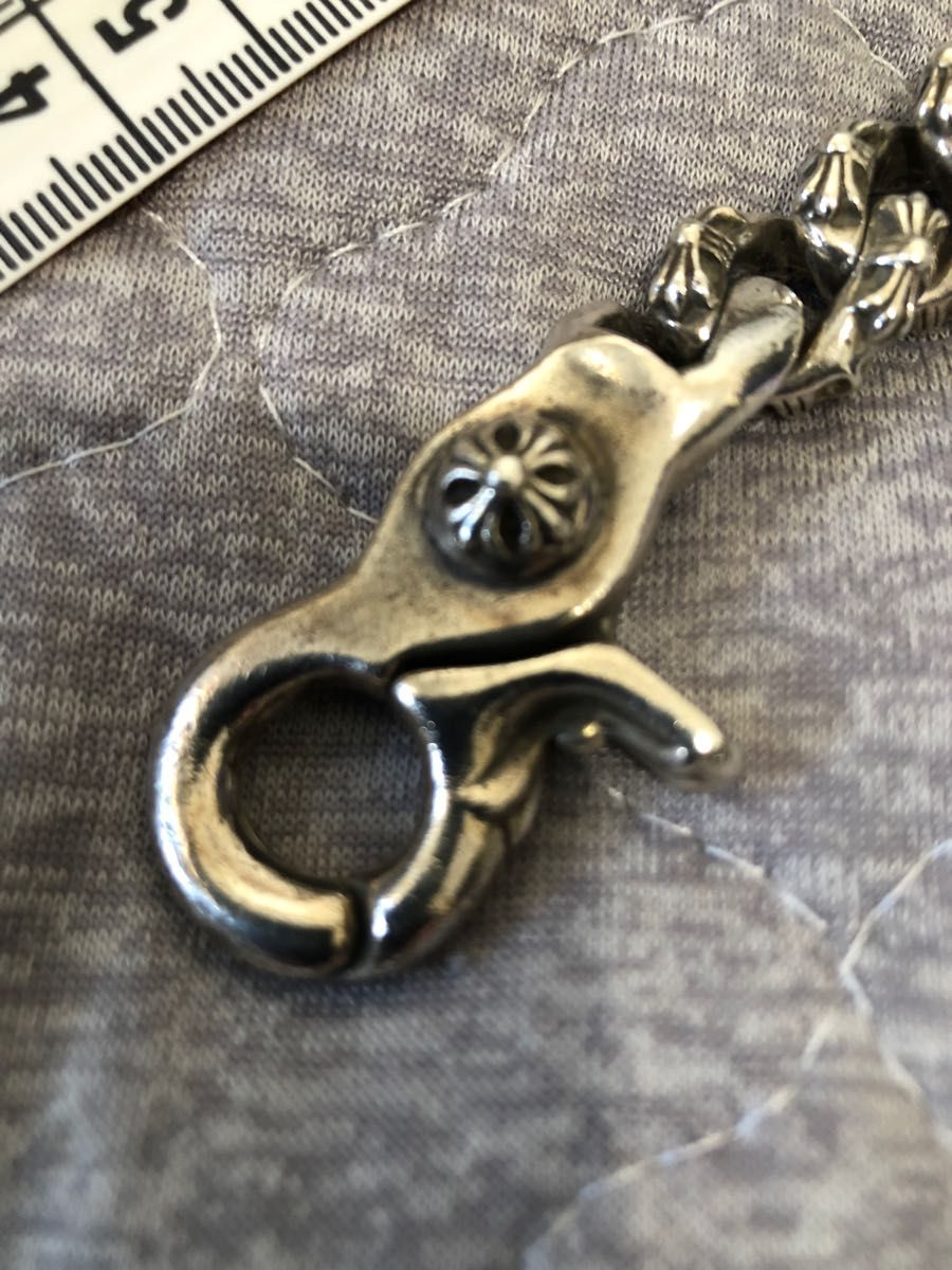 クロムハーツ CHROME HEARTS キーチェーン　BVLGARI エクストラファンシー　レア　シルバー