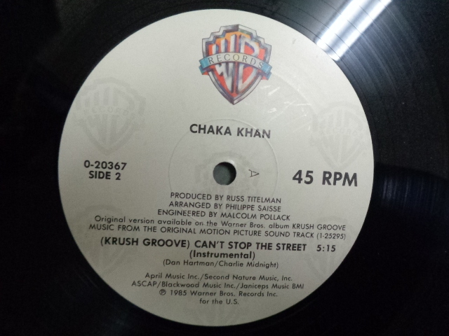 CHAKA KHAN/(KRUSH GROOVE)CAN'T STOP THE STREET/4566_画像6
