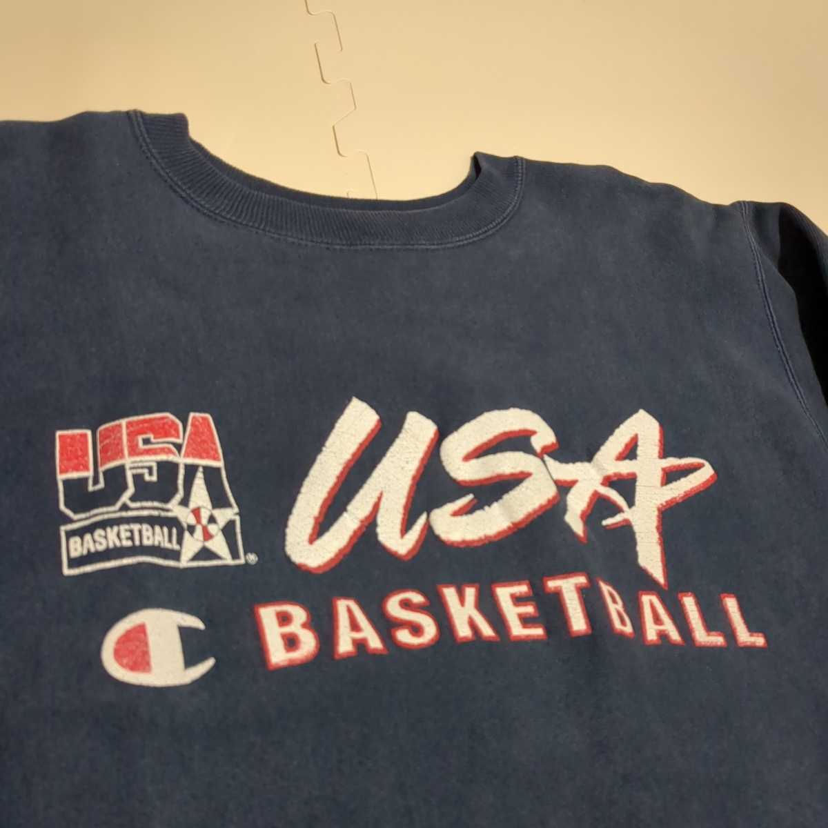 チャンピオン リバースウィーブスウェット NBAドリームチーム USA XL