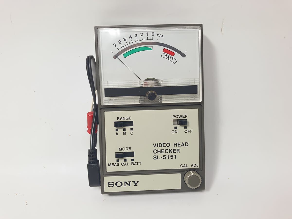 SONY 箱説付きVIDEO HEAD CHECKER/TESTER SL-5151 ビデオヘッドチェッカー ソニー_画像5