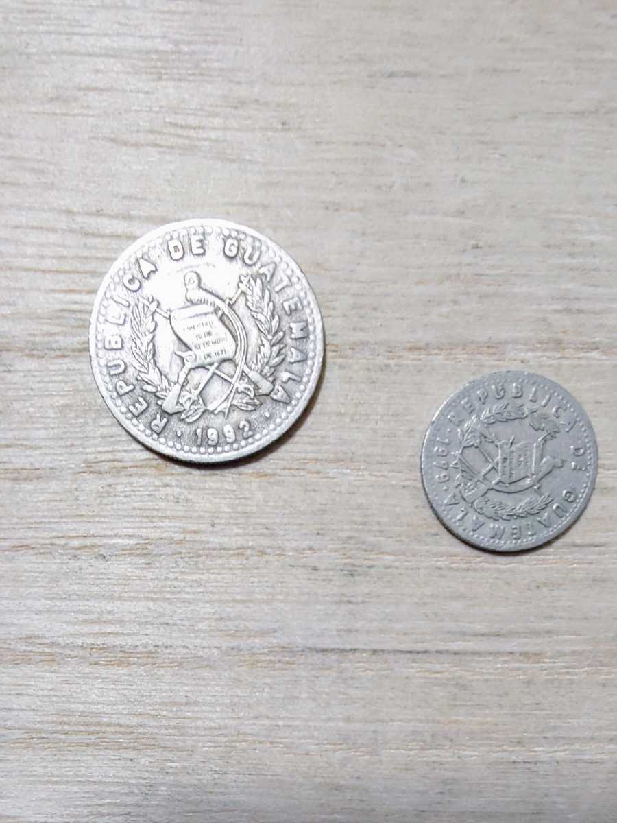グアテマラ 硬貨 2枚 約5gの画像1