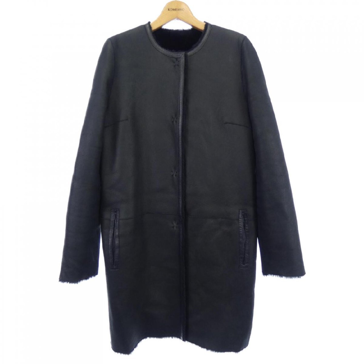 リステア購入YVES SALOMON イヴ・サロモン ムートンコート定40万-