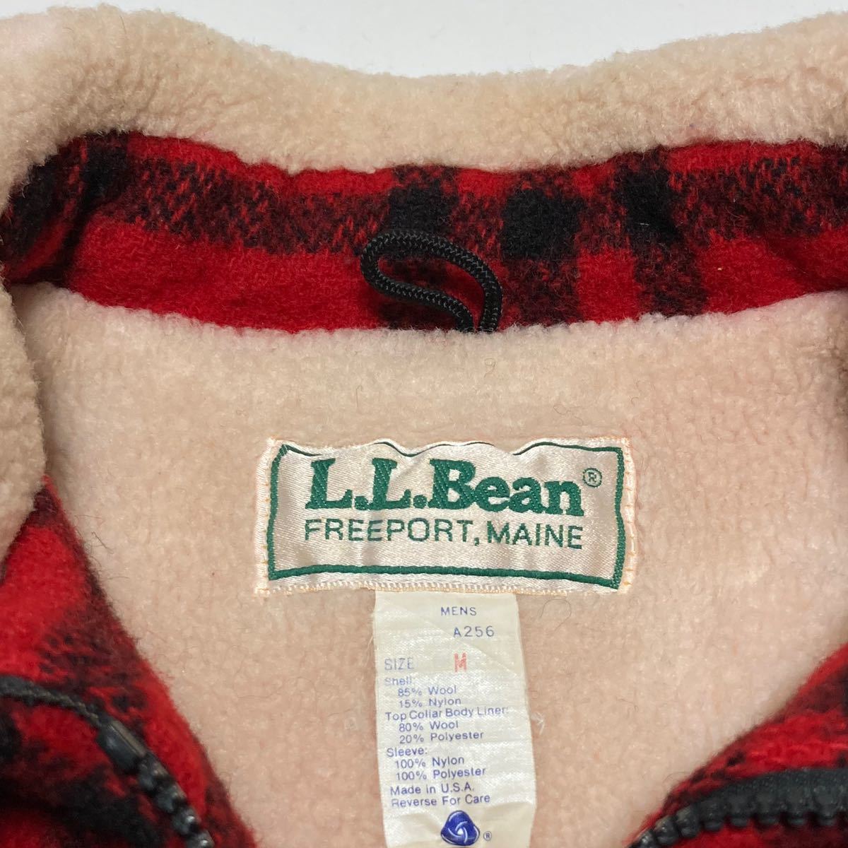 70s 80s L L Bean USA製 ウール ボアジャケット ヴィンテージ