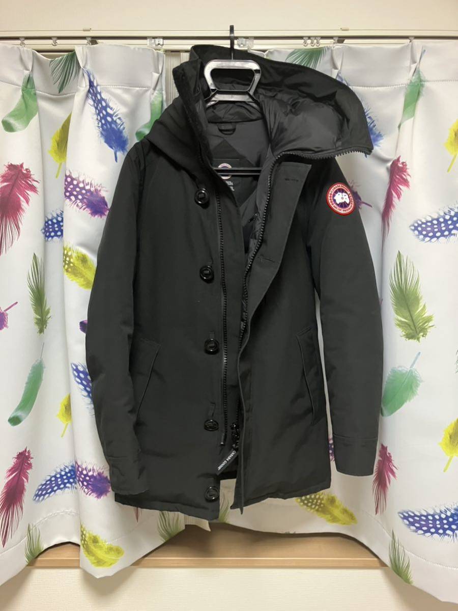 美品 CANADA GOOSE JASPER カナダグース ジャスパー ブラック S ダウン