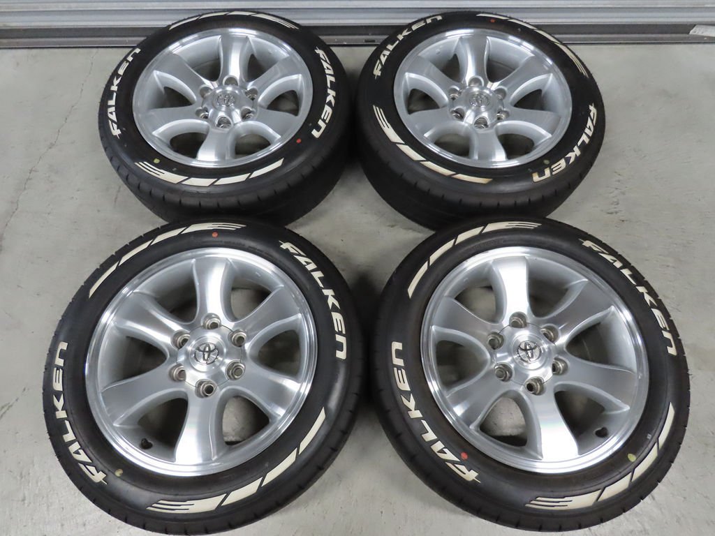 【30%OFF】 215/60R17C ハイエース 純正 プラド 120系 トヨタ 超バリ溝 109/107N TRJ120W 流用 ハイグロス 6穴 PCD139.7 7.5J+30 LT ホワイトレター ラジアルタイヤ