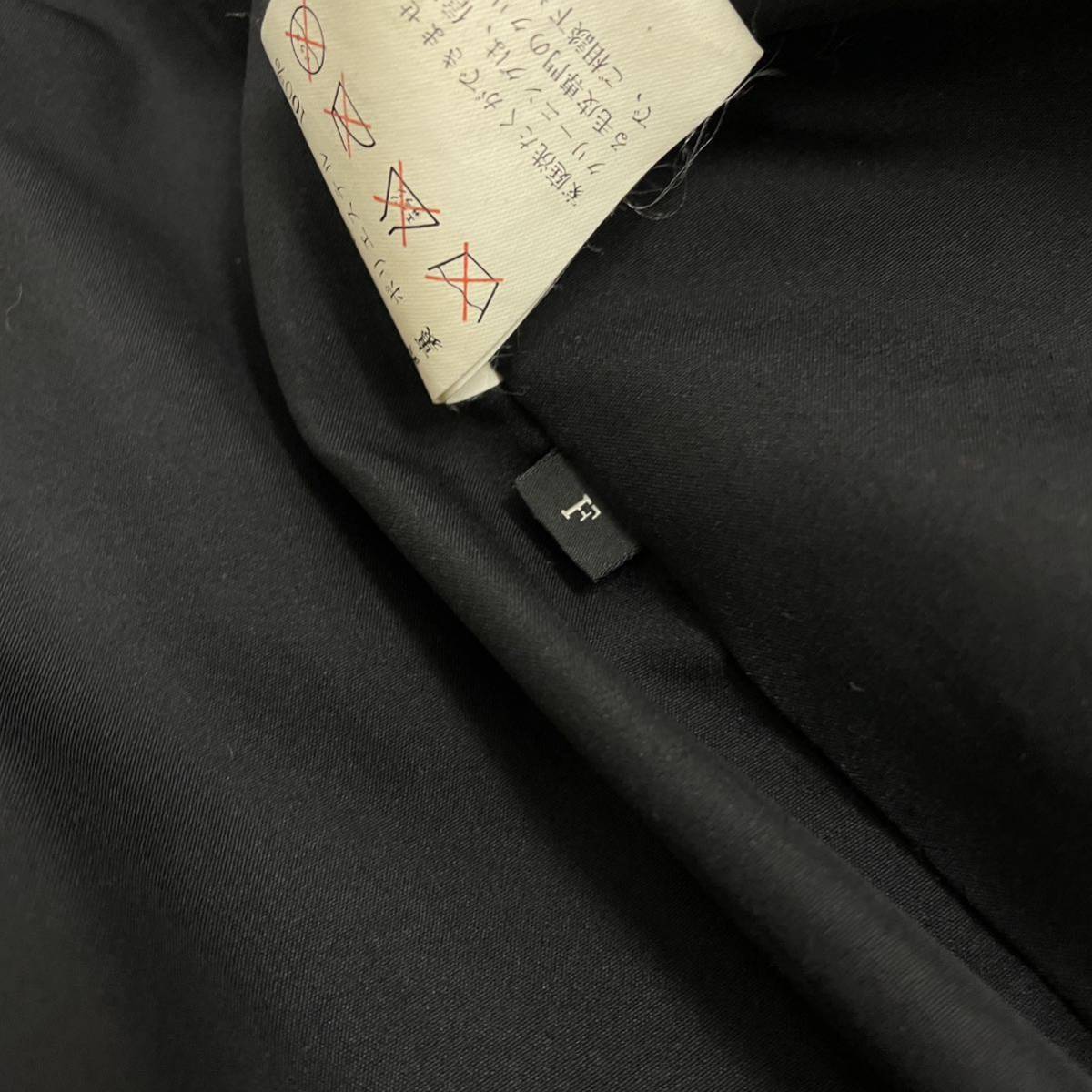 【七福】fk1248 SAGAMINK ロングコート デザインコート ミンクコート ブラックミンク シェアードミンク 貂皮 mink身丈 約 100cm_画像8