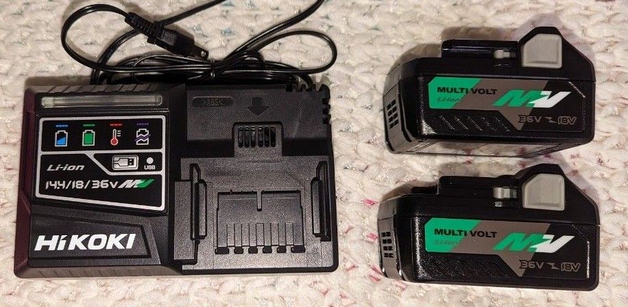 Hikokiハイコーキ バッテリー BSL36A182個&充電器UC18YSL3 道具