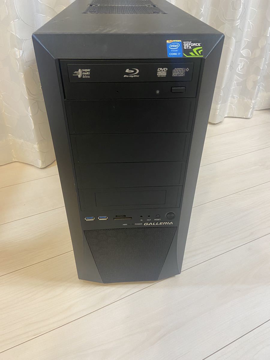 ゲーミングPC i7-4790 GTX960 メモリ8G 新品SSD512G-