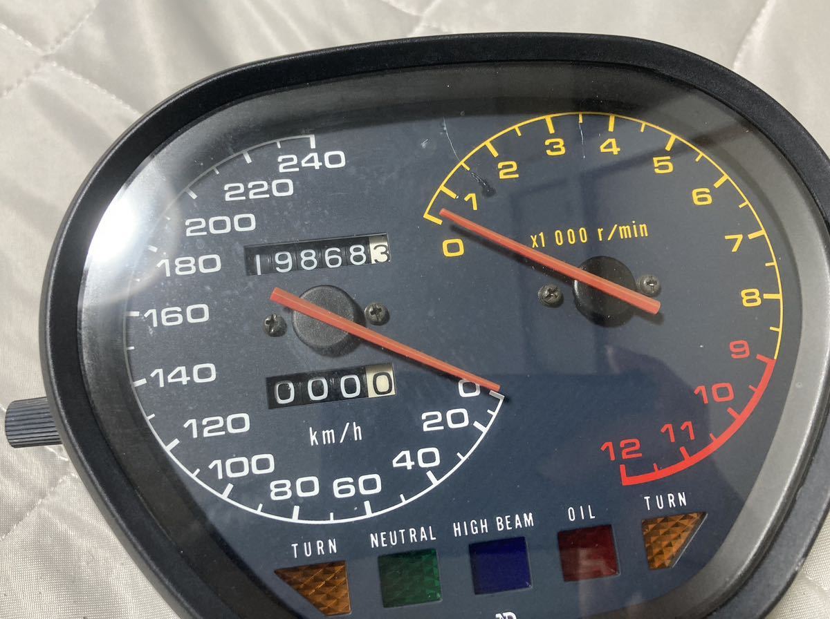 ☆ 【M1】良品♪GSX750Sカタナ 純正メーター♪実働車取外♪GSX1100S