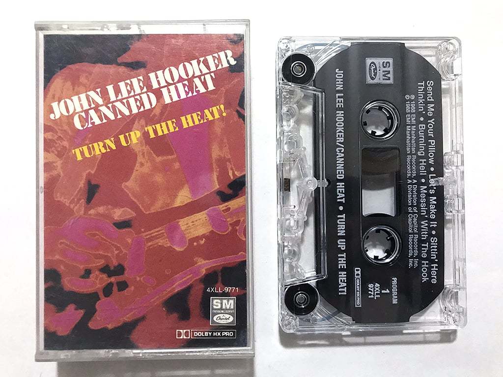 ■カセットテープ■ジョン・リー・フッカー / キャンド・ヒートJohn Lee Hooker / Canned Heat『Turn Up The Heat』ブルース■の画像1