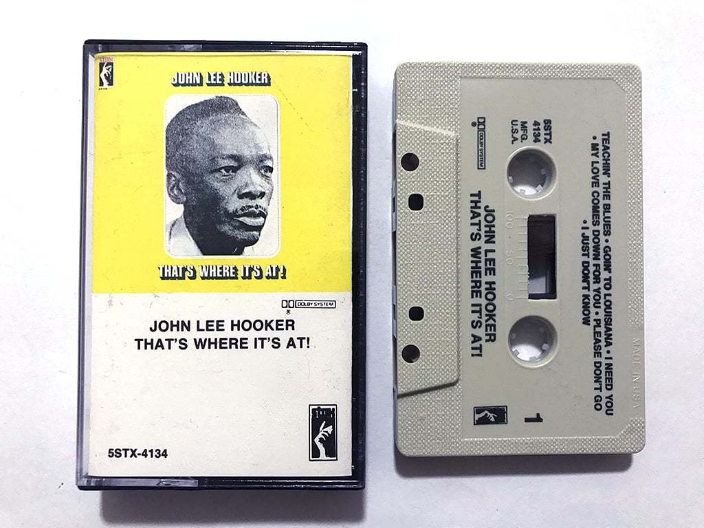 ■カセットテープ■ジョン・リー・フッカー John Lee Hooker『That's Where It's At!』Stax ブルース・ギター■8本まで送料185円の画像1