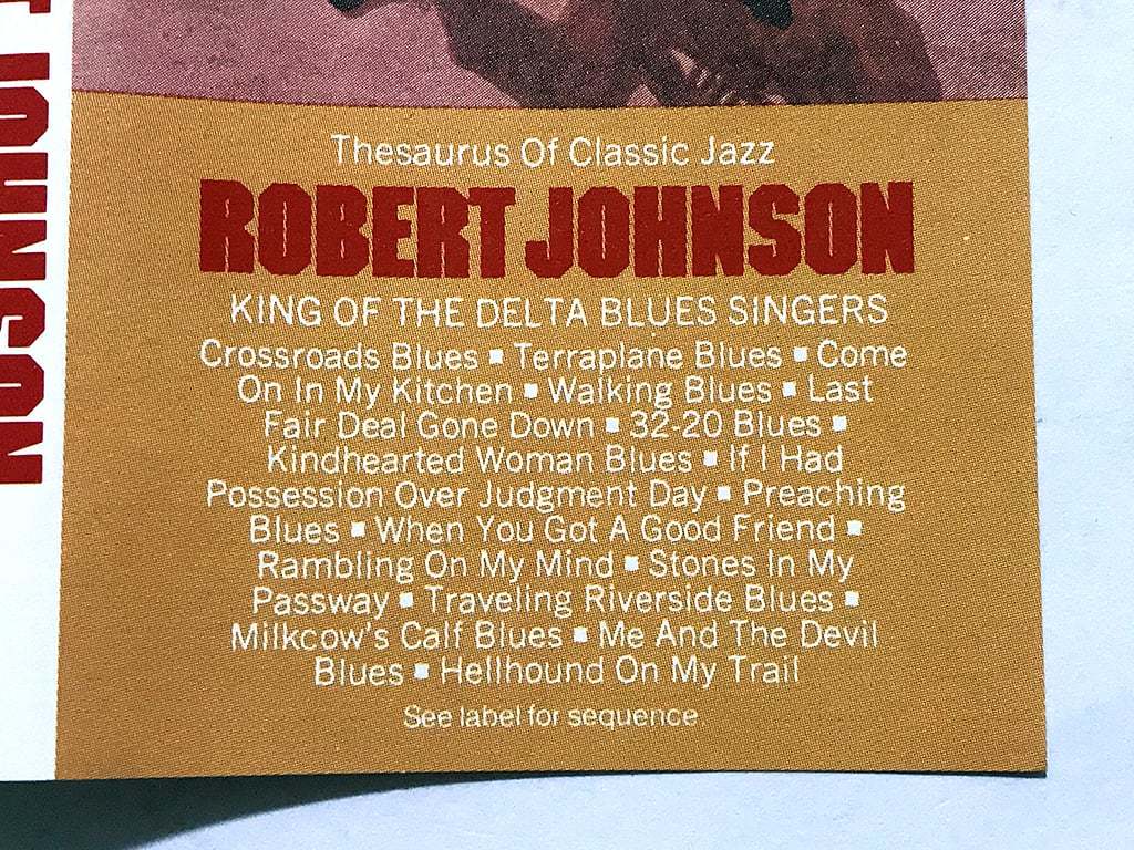 ■カセットテープ■ロバート・ジョンソン Robert Johnson『King Of The Delta Blues Singers』戦前ブルース■同梱8本まで送料185円の画像4