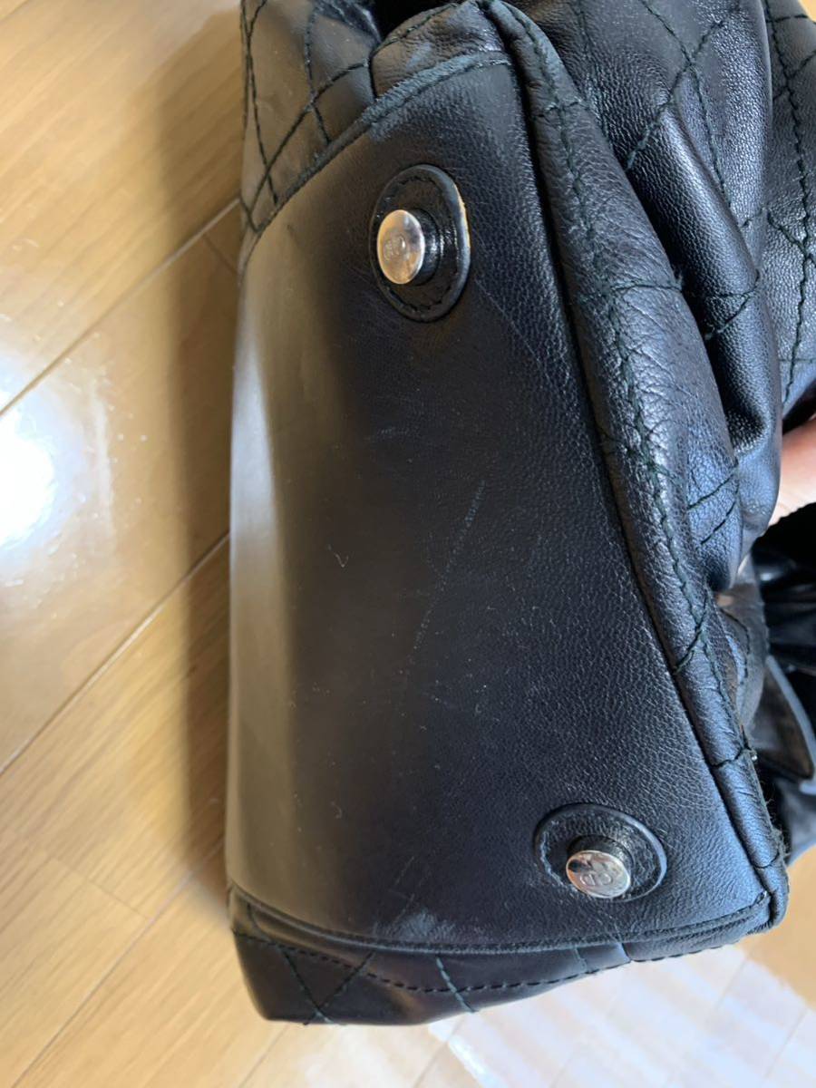 正規品☆クリスチャンディオールのショルダーバッグ 黒