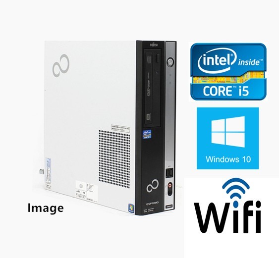 Windows 10 Pro 32bit Fujitsu ESPRIMO D серии Core i5~ память 4G HD1TB DVD-ROM Wi-fi имеется б/у компьютерный стол верх персональный компьютер 