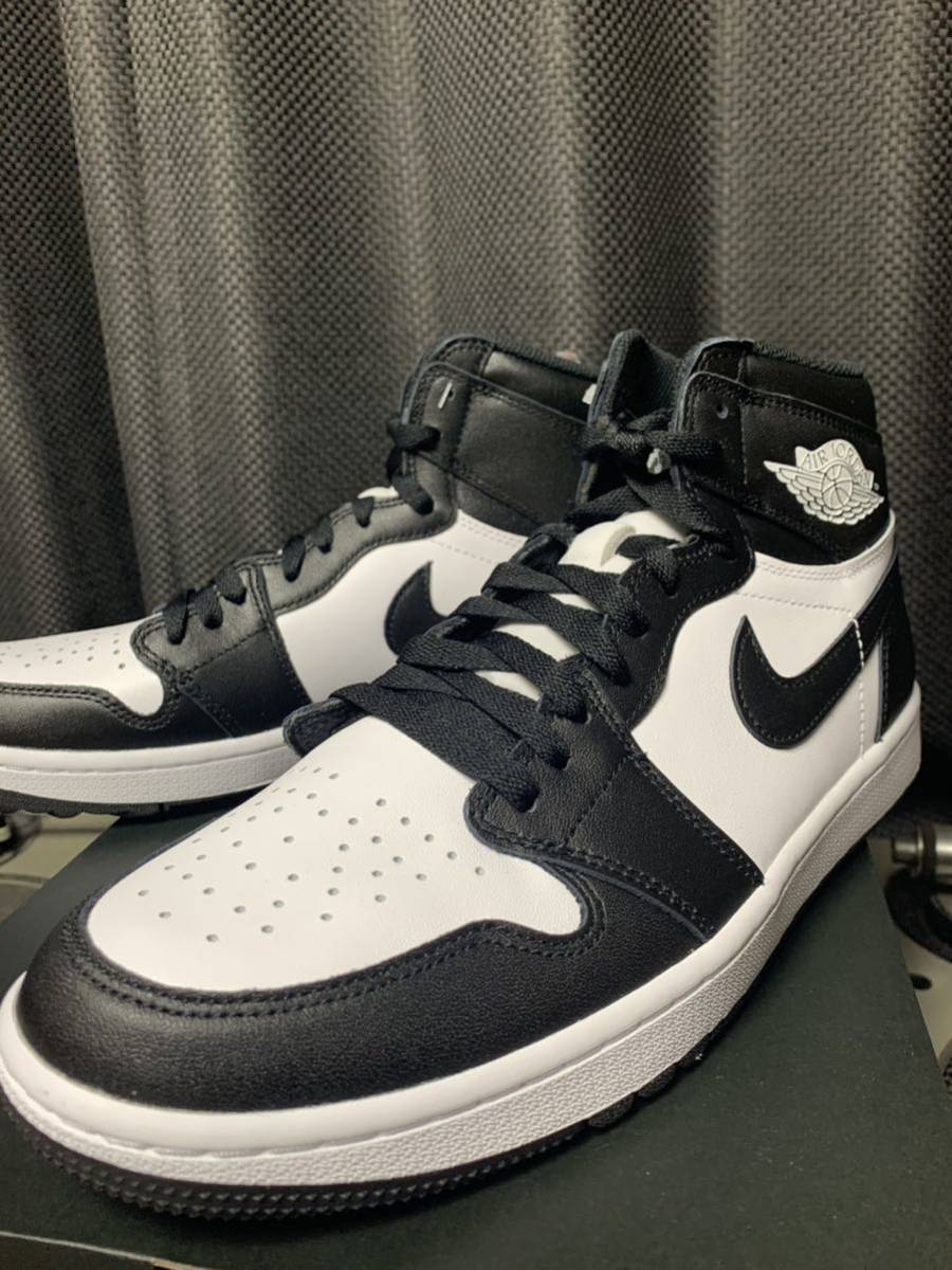 てです】 【新品未使用】Nike Air Jordan 1 High Golf Panda 28.5cm