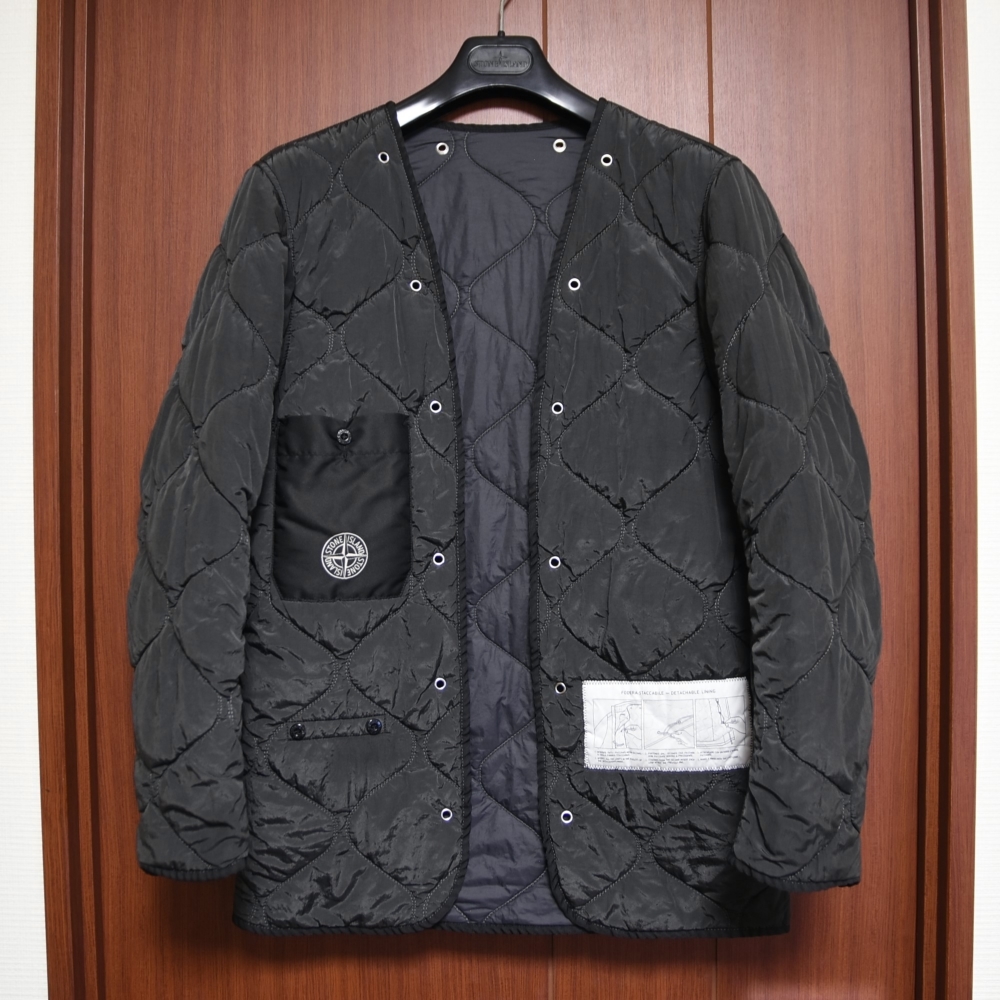 イタリア製 定価17.8万円 STONE ISLAND DAVID-TC 防水 中綿 モッズ