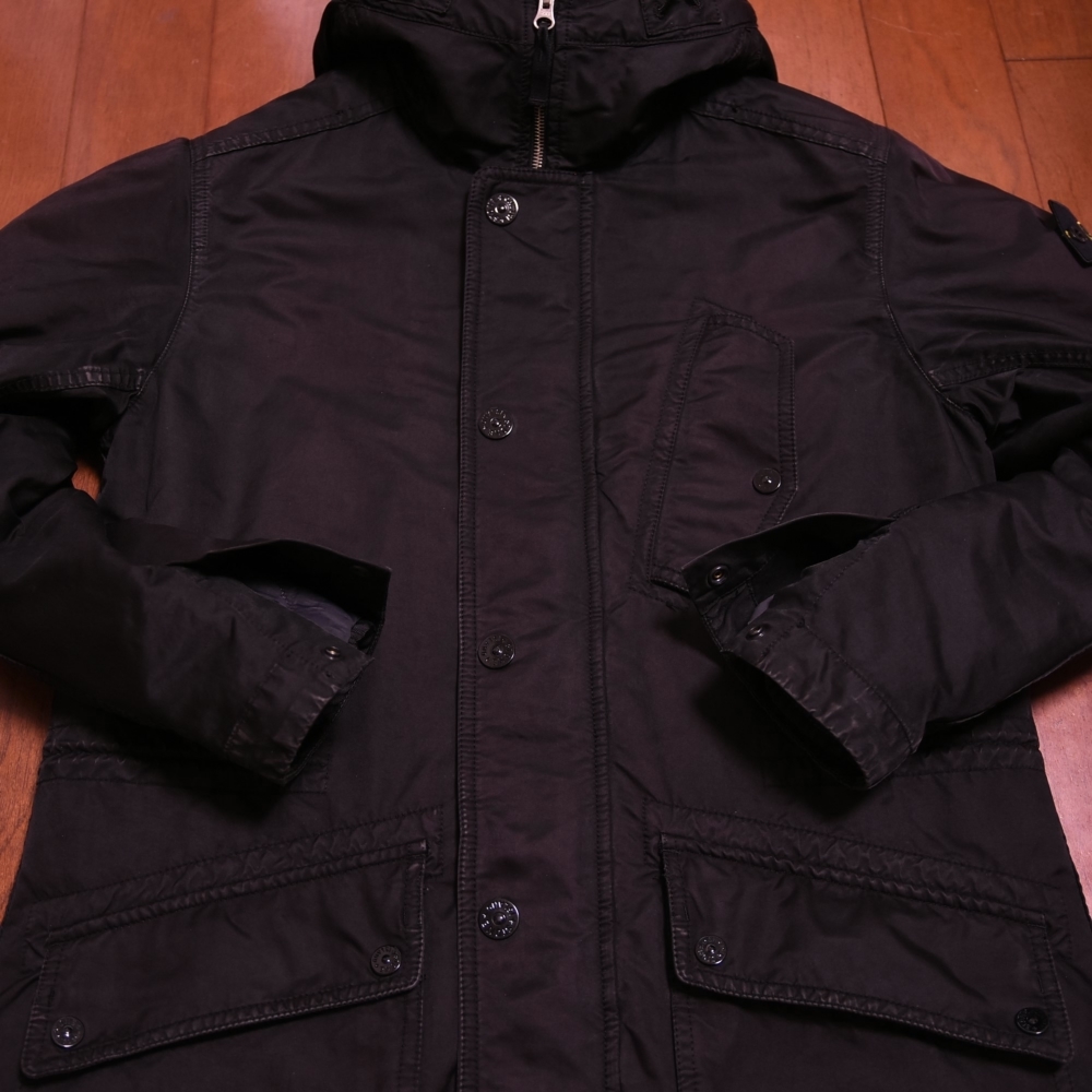 イタリア製 定価17.8万円 STONE ISLAND DAVID-TC 防水 中綿 モッズ