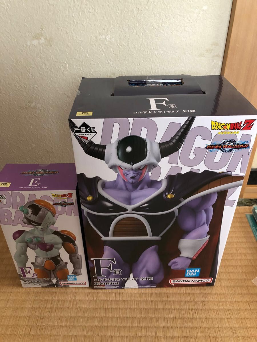 ドラゴンボール一番くじ コルド大王、メガフリーザセット フィギュア