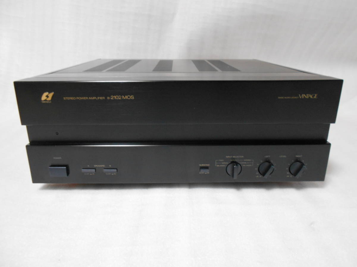 Yahoo!オークション - SANSUI B-2102 MOS VINTAGE パワーアンプ Yahoo!オークション - SANSUI B-2102 MOS VINTAGE パワーアンプ