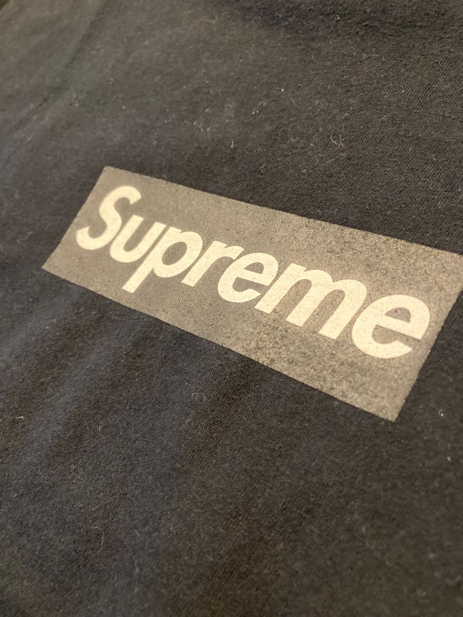 激安の supreme Black x Box ネイバーフッド logo クルーネック