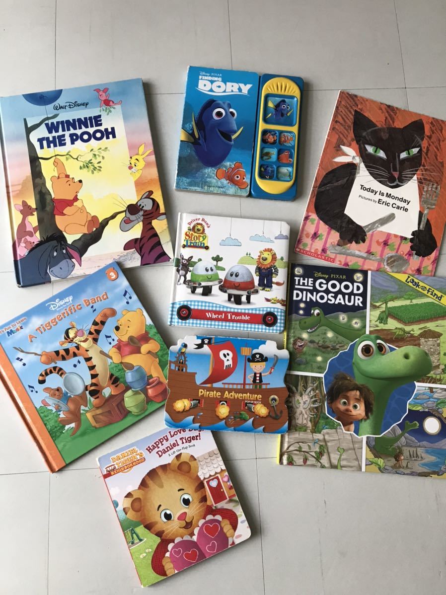 絵本ディズニー英語絵本セット(古品)本本・音楽・ゲーム-home