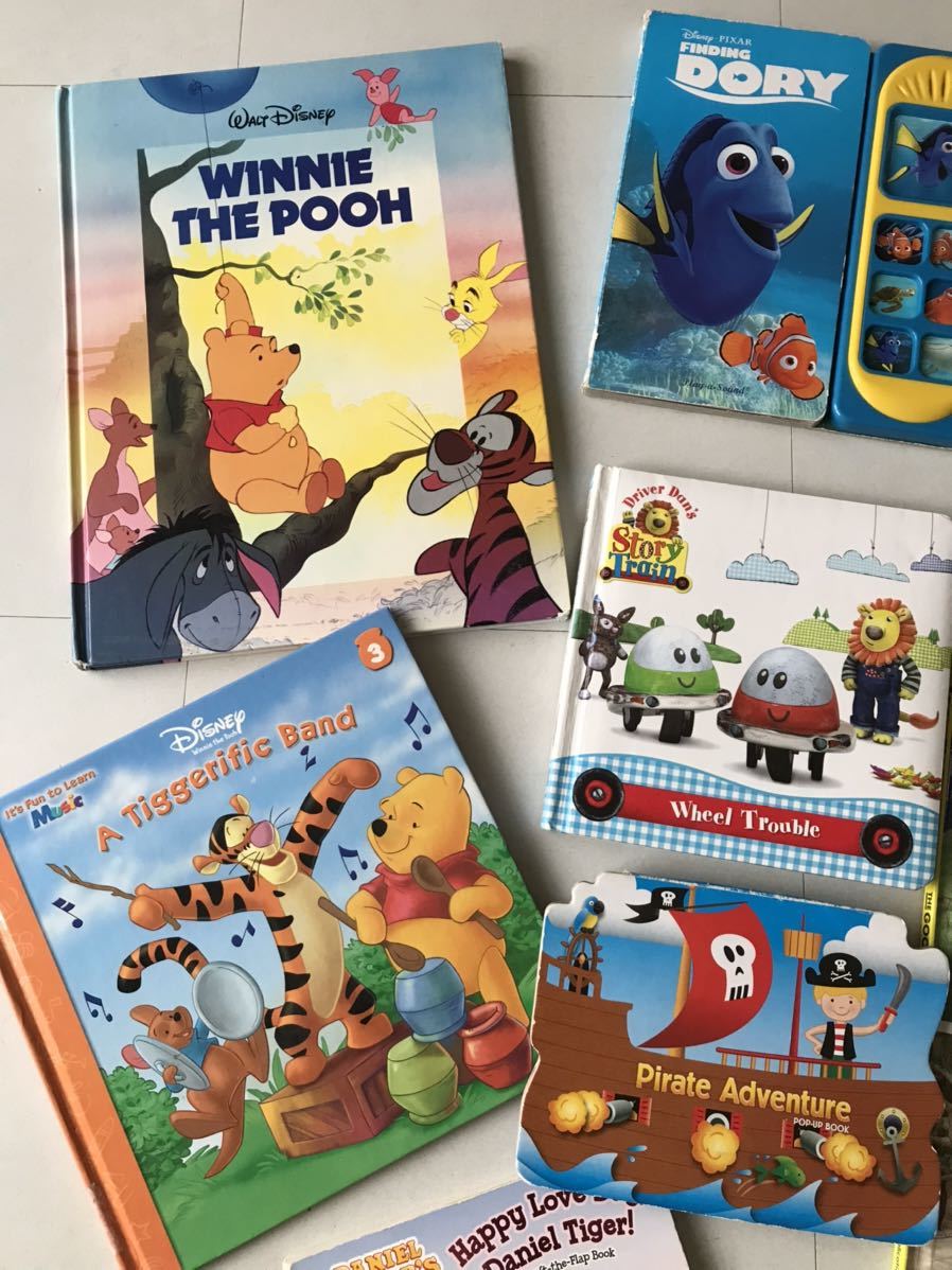 絵本ディズニー英語絵本セット(古品)本本・音楽・ゲーム-home