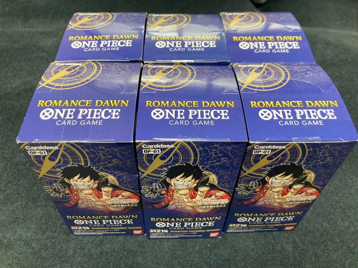 2021セール 6BOX ワンピースカードゲームROMANCEDAWN 未開封テープ付き