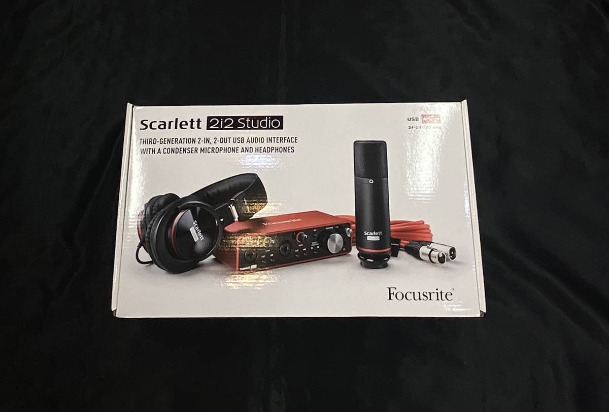 オーディオインターフェース Focusrite Scarlett 2i2 3rd Gen Pack