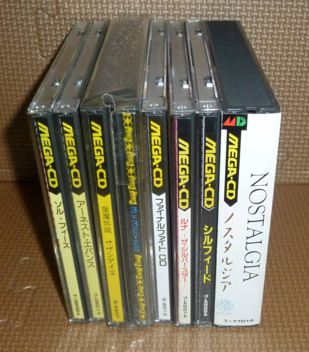 SEGA製MEGA-CD用ゲームソフト7本セットの画像1