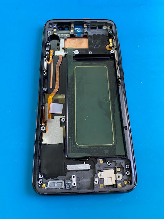 新品・未使用　Galaxy Note 8（SC-01K、SCV37） 純正再生品　フレーム付き　フロントパネル　黒_画像3