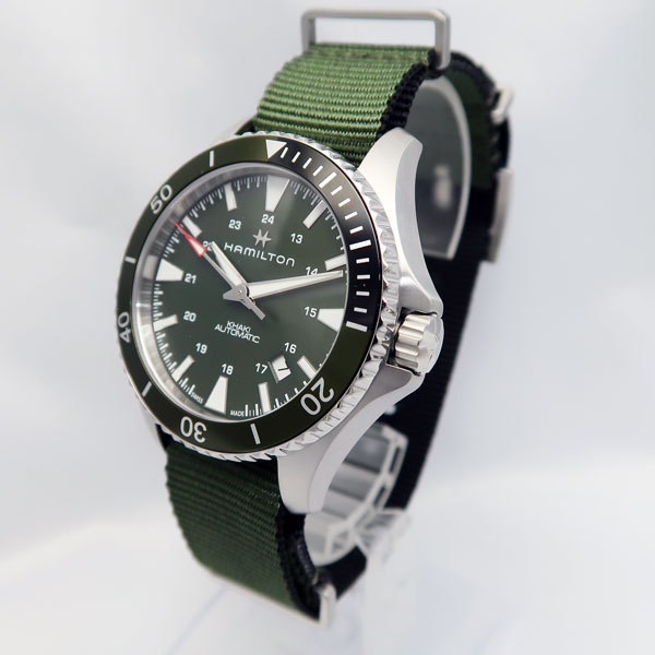 種類豊富な品揃え ハミルトン 正規 カーキネイビー 自動巻 40mm