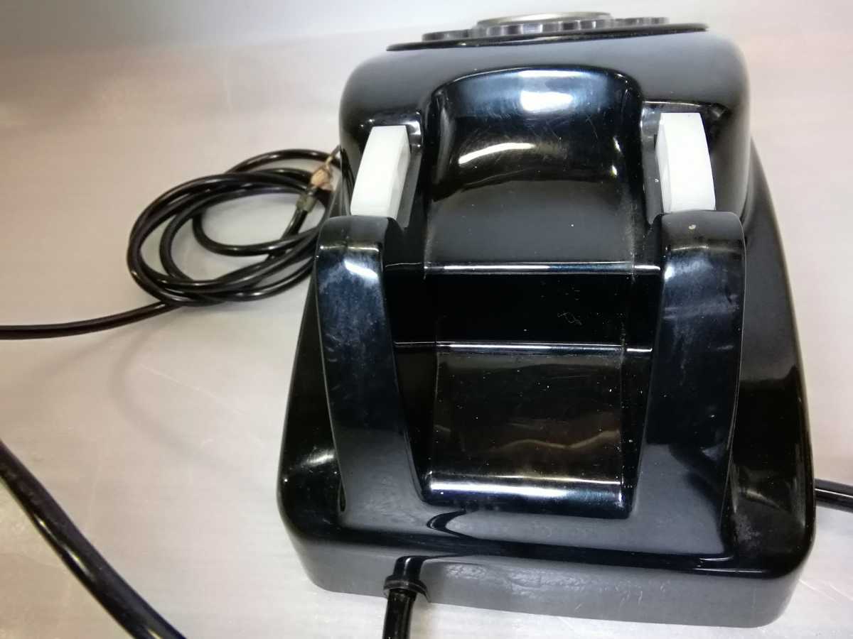 1 jpy start * black telephone TOSHIBA 78 600-A2 Toshiba dial type telephone dial telephone Showa Retro antique (az)