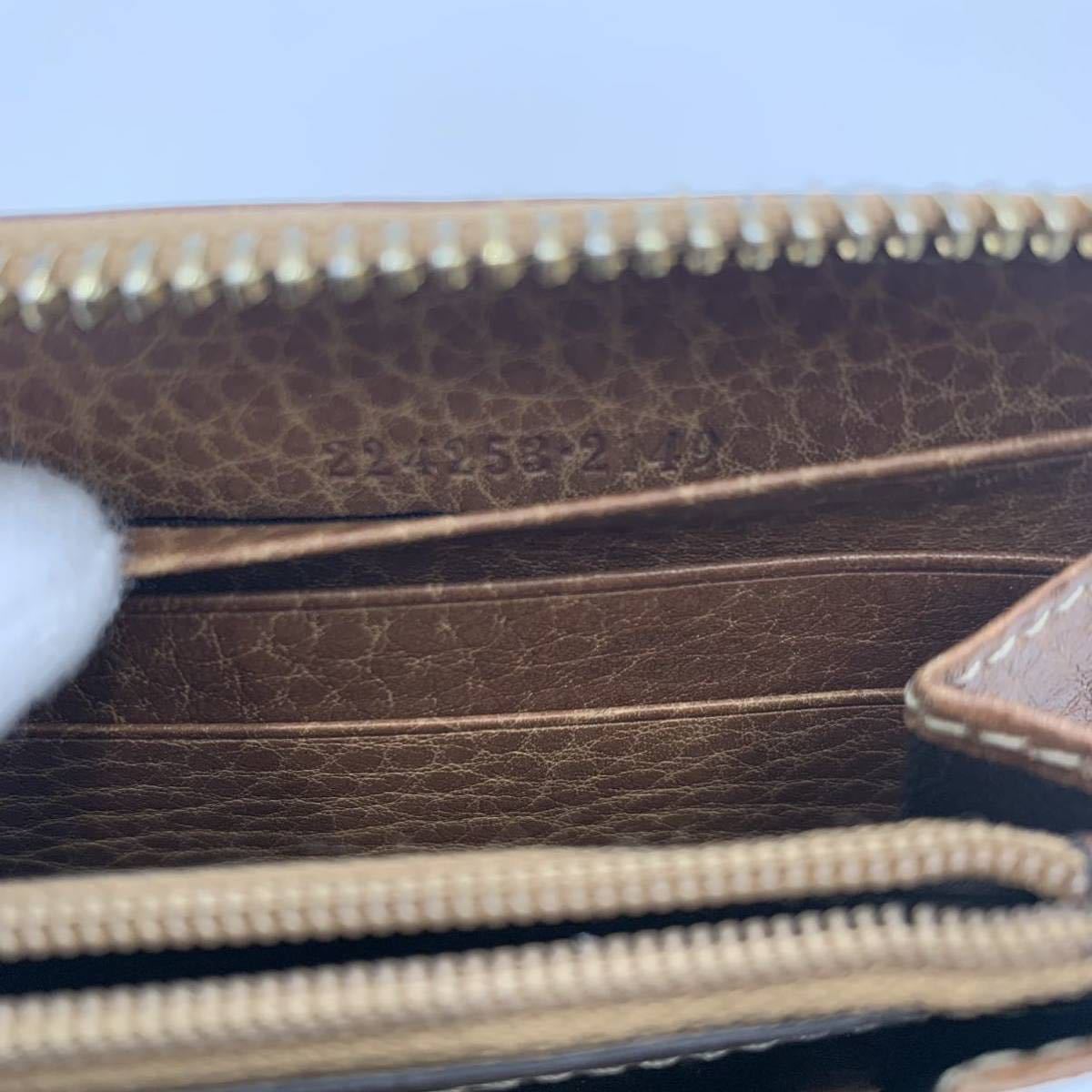 GUCCI グッチ 長財布 GG柄 バンブーチャック 美品 marz.jp