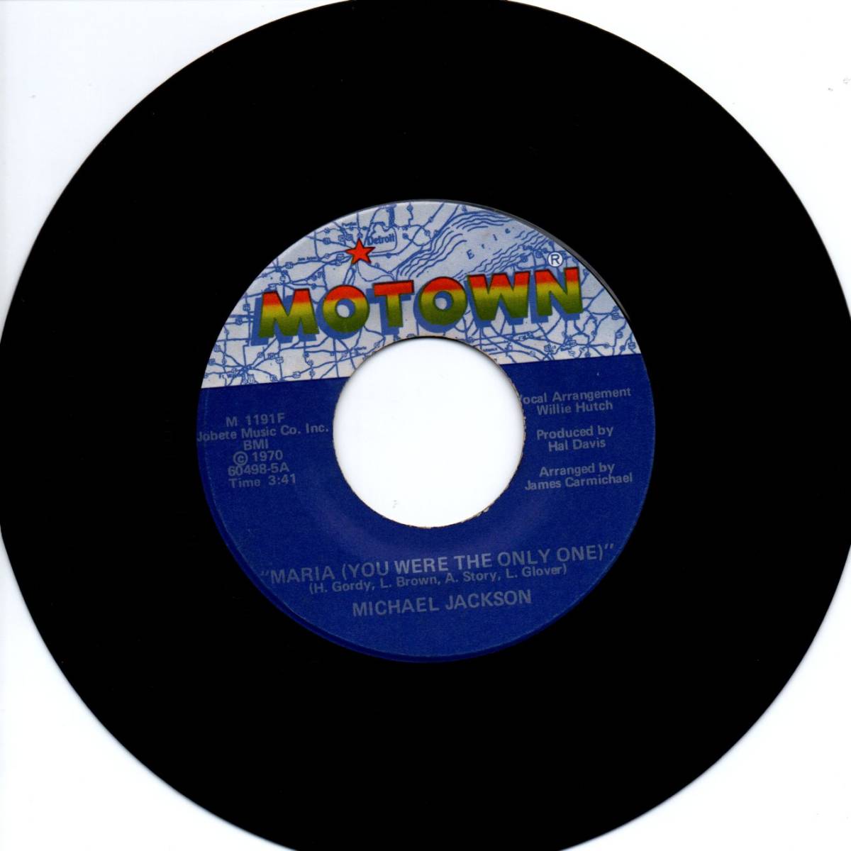 Michael Jackson 「Got To Be There/ Maria (You Were The Only One)」国内盤EPレコード_画像2