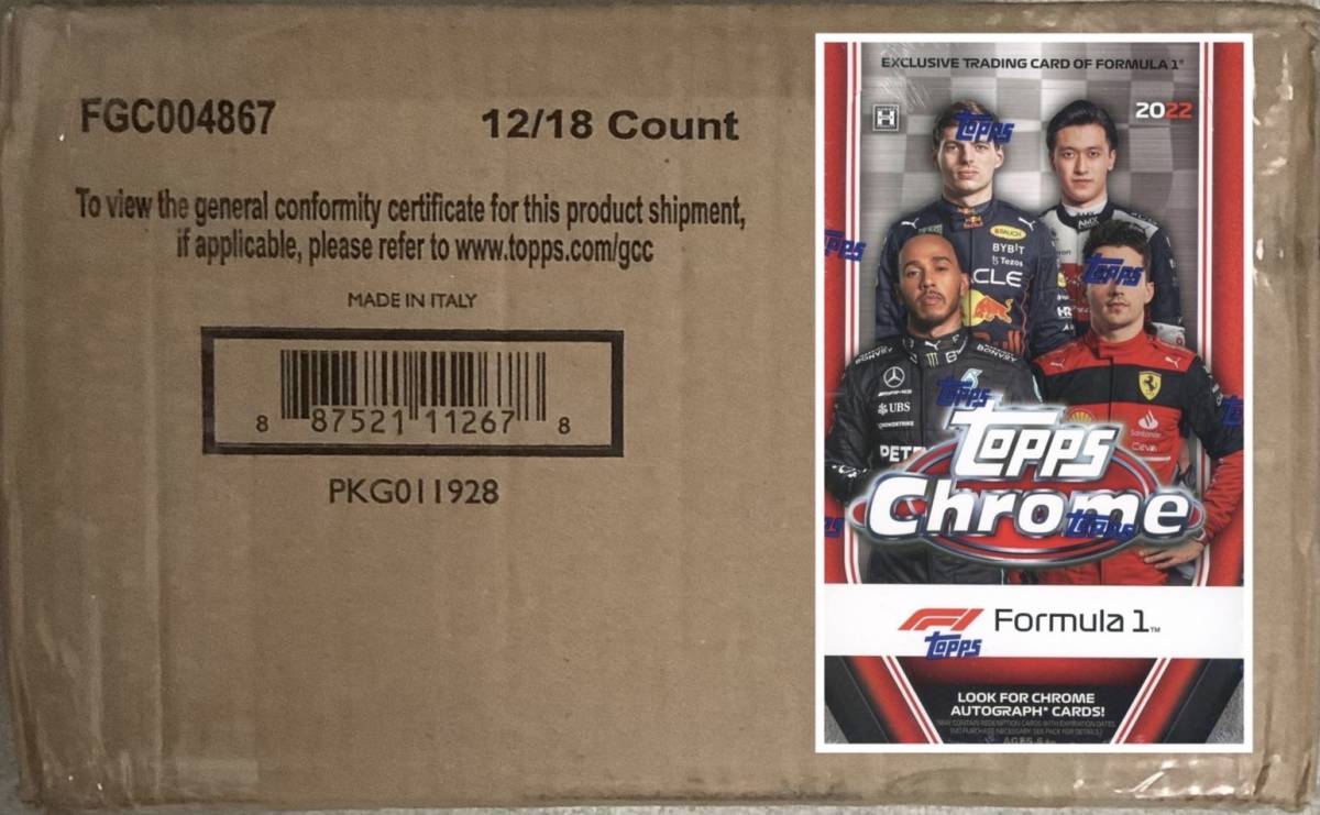 2022 TOPPS CHROME FORMULA 1 HOBBY 新品未開封カートン traversebayim.com