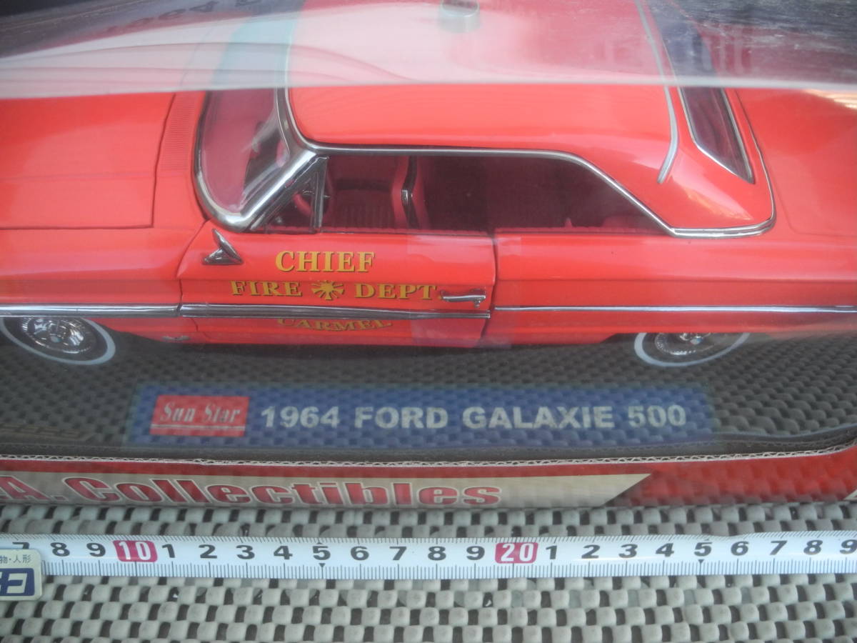 箱に難有】希少1964ギャラクシーファイア チーフカー・1/18・新品、人気車種。サンスター製#1448 - サンスター 箱に難有】希少1964ギャラクシーファイア チーフカー・1/18・新品、人気車種。サンスター製#1448 - サンスター