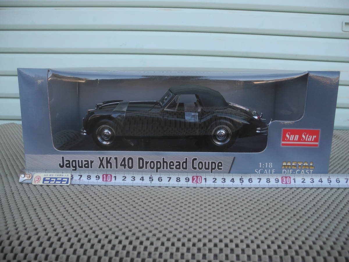 ◎１/18・ジャガー クーペ Jaguar Xk140 Drophead Coupe Black☆サンスター製・新品、未展示品＃3203