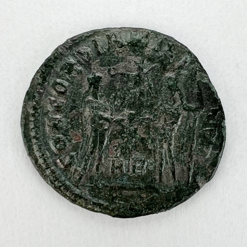 【古代ローマコイン】Diocletian（ディオクレティアヌス）クリーニング済 ブロンズコイン 銅貨(fwATKB3TDb)_画像2