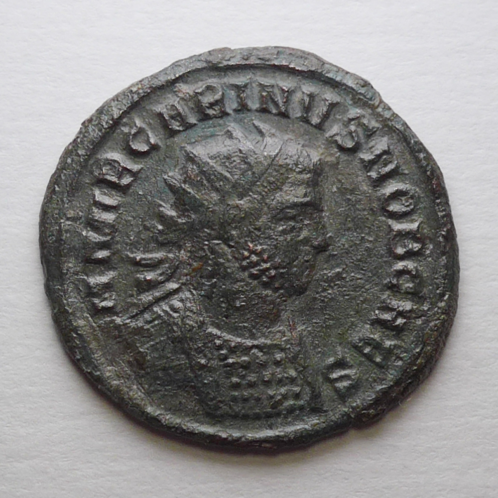 【古代ローマコイン】Carinus（カリヌス）クリーニング済 ブロンズコイン 銅貨(A2DaFzgkaC)_画像1