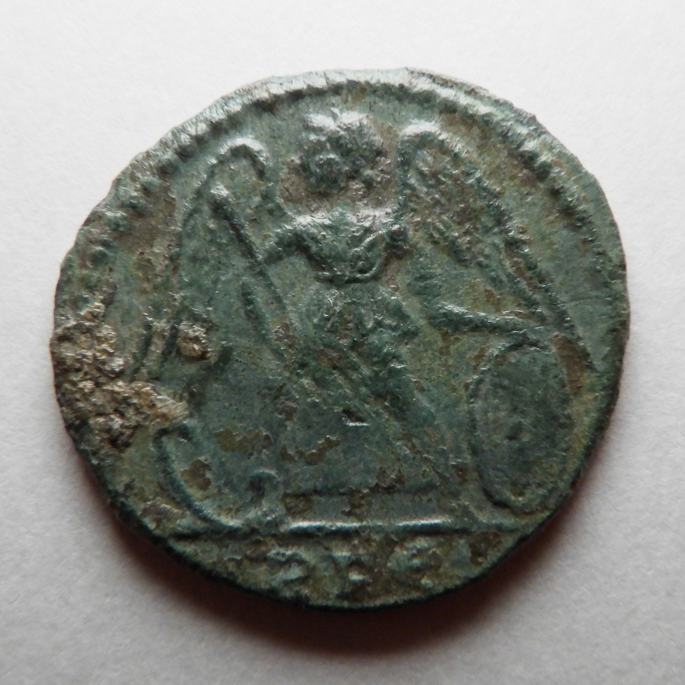 【古代ローマコイン】City Commem（コンスタンティノポリス記念）クリーニング済 ブロンズコイン 銅貨(pRUB9uWtn3)_画像2