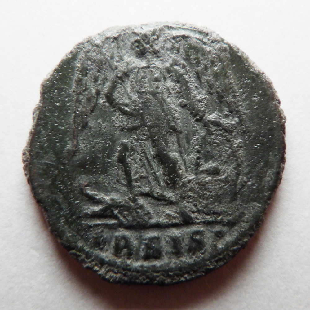 【古代ローマコイン】City Commem（コンスタンティノポリス記念）クリーニング済 ブロンズコイン 銅貨(jKTEWgzawy)_画像2