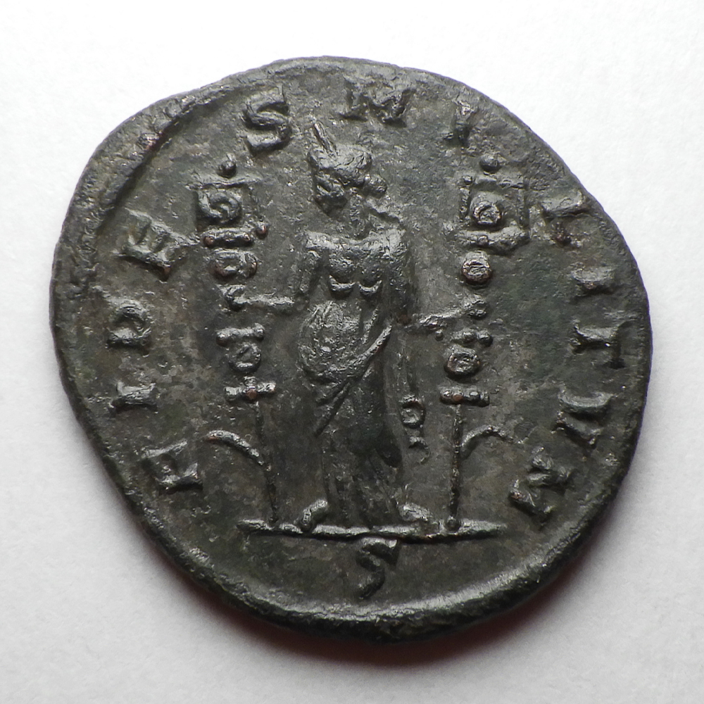 【古代ローマコイン】Tacitus（タキトゥス）クリーニング済 ブロンズコイン 銅貨(JiuuEPr_gg)_画像2
