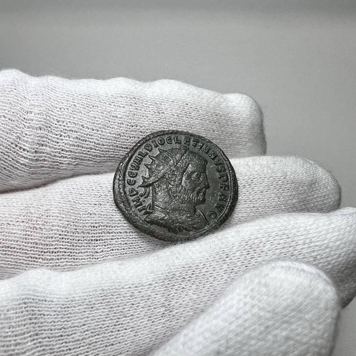 【古代ローマコイン】Diocletian（ディオクレティアヌス）クリーニング済 ブロンズコイン 銅貨(fwATKB3TDb)_画像5