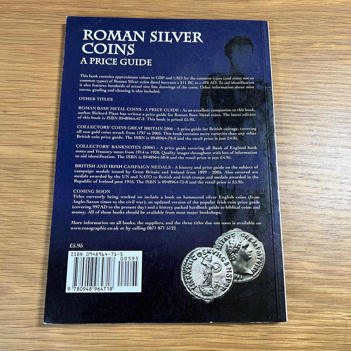 『ROMAN BASE METAL COINS』『ROMAN SILVER COINS』A PRICE GUIDE2冊セットの画像6