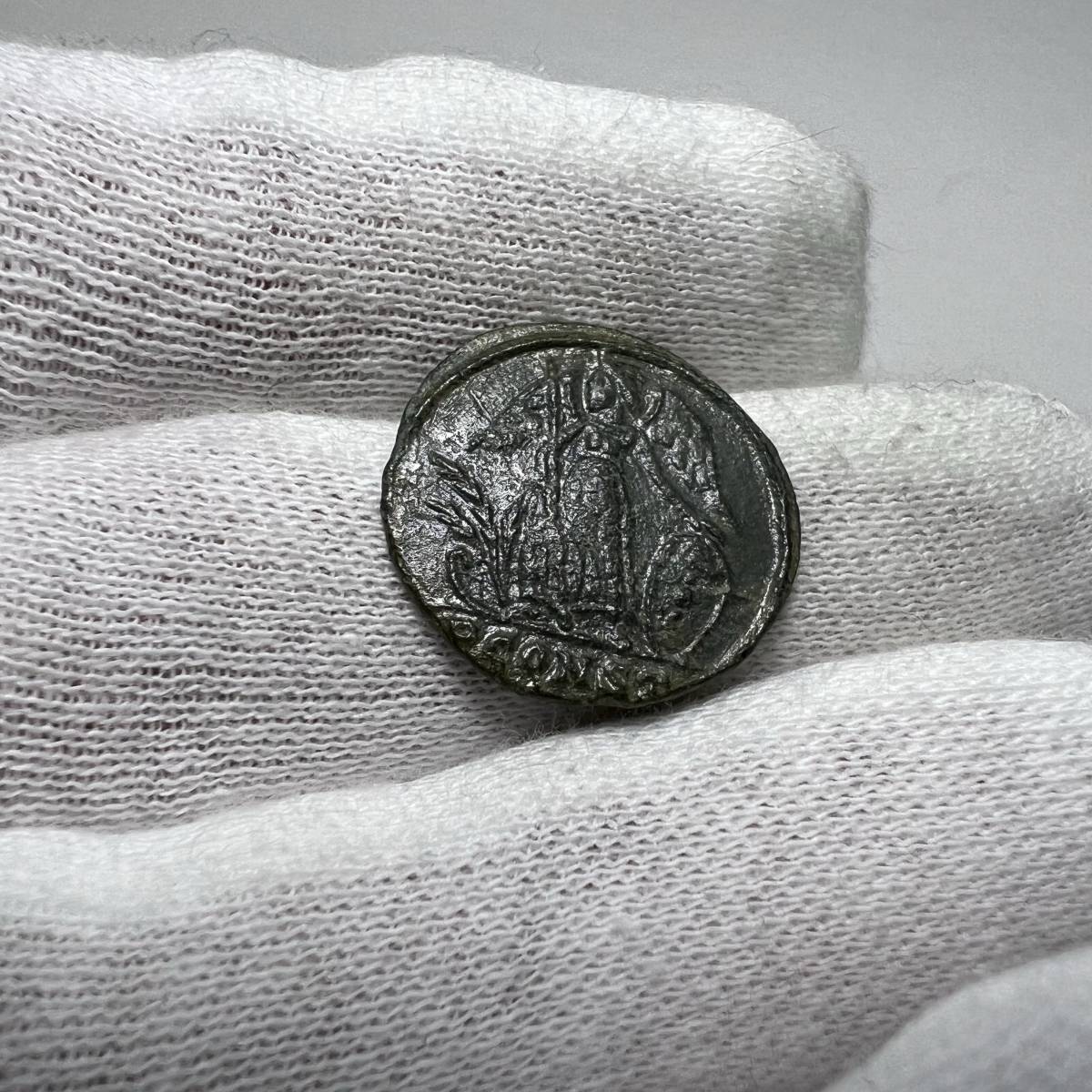 【古代ローマコイン】City Commem（コンスタンティノポリス記念）クリーニング済 ブロンズコイン 銅貨(nyzinYAdQ5)の画像7