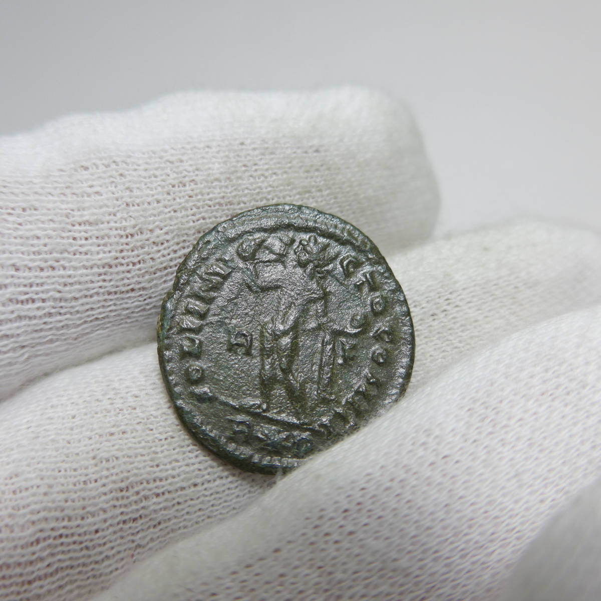 【古代ローマコイン】Licinius I（リキニウス）クリーニング済 ブロンズコイン 銅貨(gdSj_QuM2U)_画像8